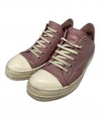 RICK OWENSリックオウエンス）の古着「24SS Lido Low Sneaks」｜ダスティーピンク