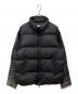 UNDERCOVER（アンダーカバー）の古着「11AW 袖レザーダウンジャケット」｜ブラック