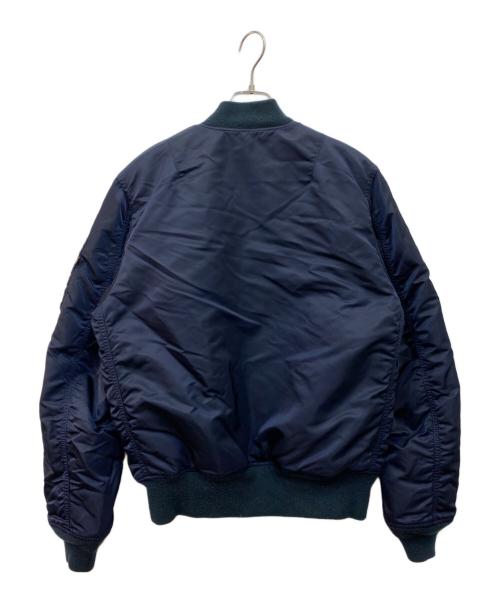 ALPHA（アルファ）ALPHA (アルファ) リバーシブルMA-1ジャケット ネイビー サイズ:Lの古着・服飾アイテム