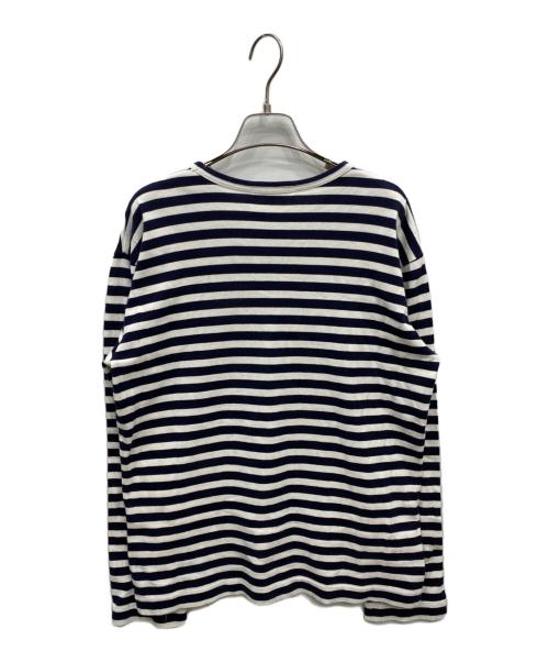 COMME des GARCONS（コムデギャルソン）COMME des GARCONS (コムデギャルソン) ボーダーカットソー ホワイト×ネイビー サイズ:Mの古着・服飾アイテム