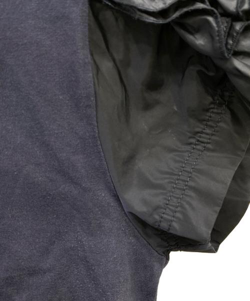 MONCLER（モンクレール）MONCLER (モンクレール) T-SHIRT GIROCOLLO フリルスリーブTシャツ ネイビー サイズ:Sの古着・服飾アイテム
