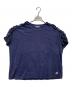 MONCLER（モンクレール）の古着「T-SHIRT GIROCOLLO フリルスリーブTシャツ」｜ネイビー