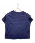 MONCLER (モンクレール) T-SHIRT GIROCOLLO フリルスリーブTシャツ ネイビー サイズ:S：12000円