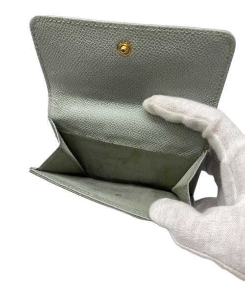 Salvatore Ferragamo（サルヴァトーレ フェラガモ）Salvatore Ferragamo (サルヴァトーレ フェラガモ) 2つ折り財布 グリーンの古着・服飾アイテム