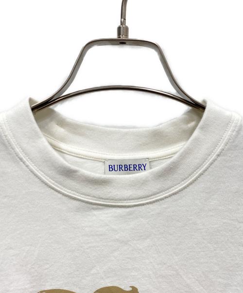 BURBERRY（バーバリー）BURBERRY (バーバリー) EKD オンブレ コットンTシャツ ホワイト サイズ:Mの古着・服飾アイテム