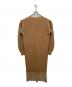 mame kurogouchi (マメクロゴウチ) KNIT DRESS ニットドレスワンピース ベージュ サイズ:1：19000円