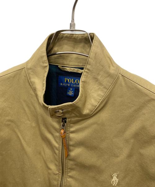 POLO RALPH LAUREN（ポロ・ラルフローレン）POLO RALPH LAUREN (ポロ・ラルフローレン) スイングトップジャケット ベージュ サイズ:Mの古着・服飾アイテム