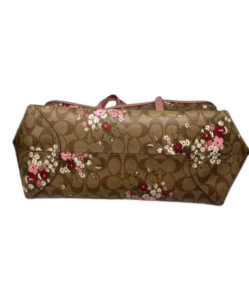COACH（コーチ）COACH (コーチ) リバーシブルバッグ ベージュ×ピンクの古着・服飾アイテム
