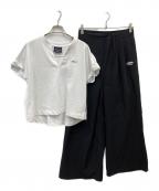 Americana×Thousand Mile×FREAK'S STOREアメリカーナ×サウザンドマイル×フリークスストア）の古着「別注スキッパーブラウス パンツセットアップ」｜ホワイト
