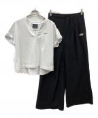 Americana×Thousand Mile×FREAK'S STOREアメリカーナ×サウザンドマイル×フリークスストア）の古着「別注スキッパーブラウス パンツセットアップ」｜ホワイト