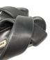 中古・古着 JIL SANDER (ジルサンダー) クロスストラップスライドサンダル ブラック サイズ:401/2：20000円