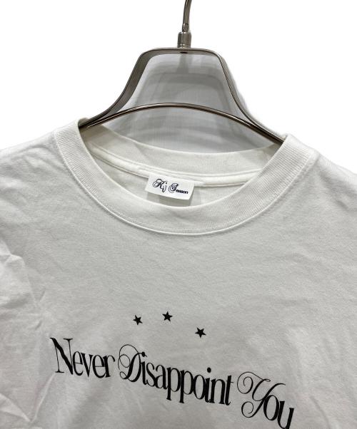 KJ Season（ケージェー・シーズン）KJ Season (ケージェー・シーズン) Never Disappoint You Tシャツ ホワイト サイズ:SIZE Sの古着・服飾アイテム
