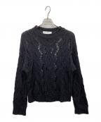 OUR LEGACYアワーレガシー）の古着「CABLE SONAR ROUNDNECK」｜ブラック
