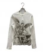 VALLADバラッド）の古着「V.HENRY NECK L/S」｜ホワイト