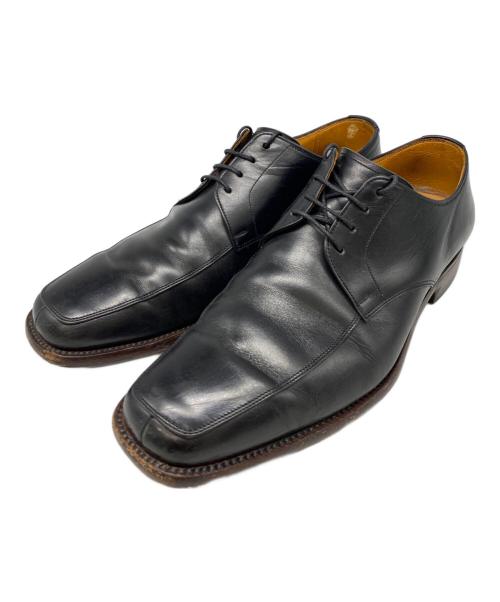 SCOTCH GRAIN（スコッチグレイン）SCOTCH GRAIN (スコッチグレイン) Uチップシューズ ブラック サイズ:24.5㎝の古着・服飾アイテム
