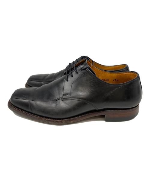 SCOTCH GRAIN（スコッチグレイン）SCOTCH GRAIN (スコッチグレイン) Uチップシューズ ブラック サイズ:24.5㎝の古着・服飾アイテム