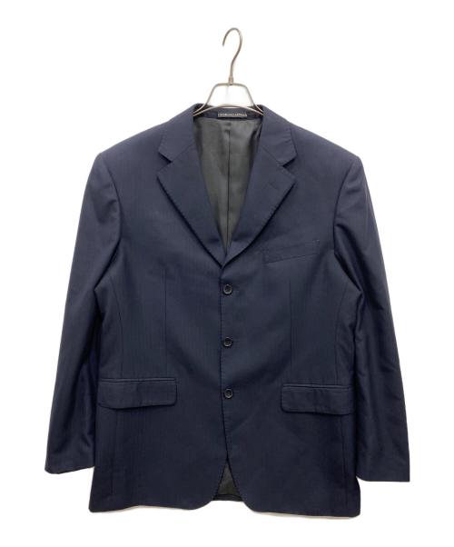GIORGIO ARMANI（ジョルジオアルマーニ）GIORGIO ARMANI (ジョルジオアルマーニ) 3Bセットアップスーツ ネイビー サイズ:SIZE 52の古着・服飾アイテム