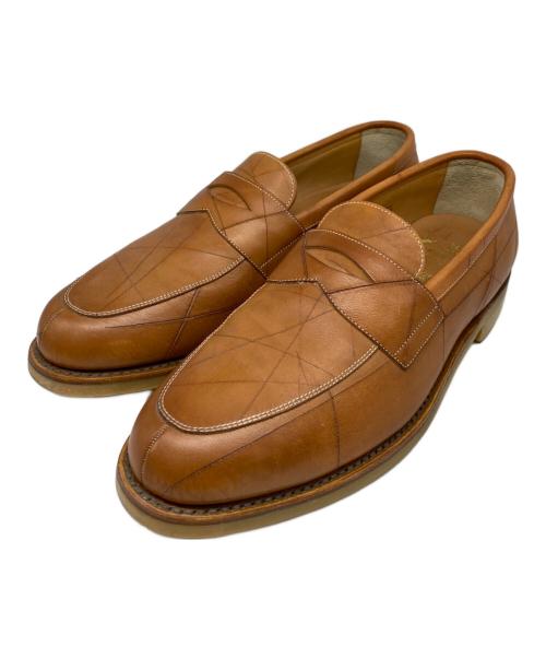 SCOTCH GRAIN（スコッチグレイン）SCOTCH GRAIN (スコッチグレイン) ローファー ベージュ サイズ:25.5㎝の古着・服飾アイテム