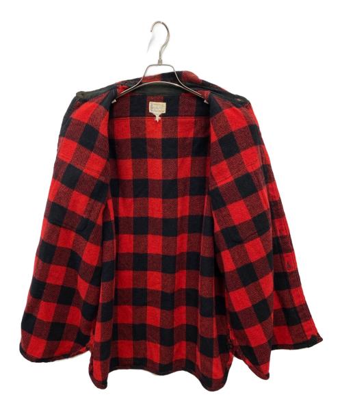 TOWN CRAFT（タウンクラフト）TOWN CRAFT (タウンクラフト) 60sウールチェックシャツ レッド サイズ:Lの古着・服飾アイテム