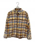 Patagoniaパタゴニア）の古着「Fjord Flannel Shirt」｜ベージュ