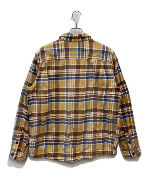 Patagonia（パタゴニア）Patagonia (パタゴニア) Fjord Flannel Shirt ベージュ サイズ:Lの古着・服飾アイテム