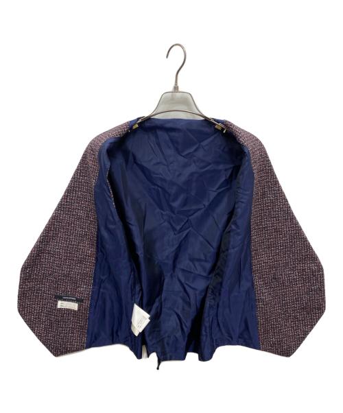 TAGLIATORE（タリアトーレ）TAGLIATORE (タリアトーレ) ウールチェックジレ ネイビー サイズ:50の古着・服飾アイテム