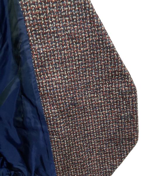 TAGLIATORE（タリアトーレ）TAGLIATORE (タリアトーレ) ウールチェックジレ ネイビー サイズ:50の古着・服飾アイテム