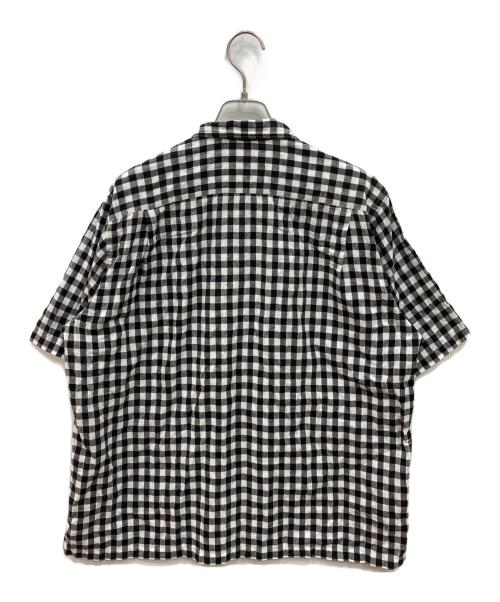 COMME des GARCONS HOMME（コムデギャルソン オム）COMME des GARCONS HOMME (コムデギャルソン オム) チェック×チェックオープンカラーシャツ ホワイト×ブラック×レッド サイズ:不明の古着・服飾アイテム