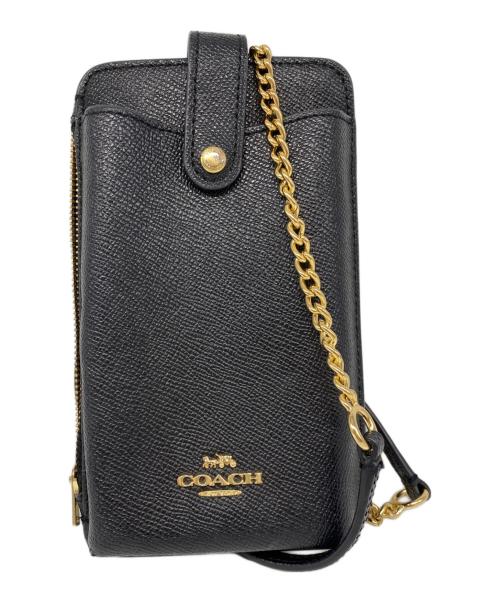 COACH（コーチ）COACH (コーチ) ノース／サウス フォーン クロスボディ ブラックの古着・服飾アイテム