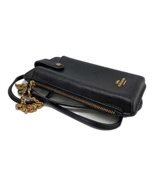 COACH（コーチ）COACH (コーチ) ノース／サウス フォーン クロスボディ ブラックの古着・服飾アイテム