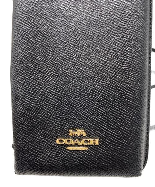 COACH（コーチ）COACH (コーチ) ノース／サウス フォーン クロスボディ ブラックの古着・服飾アイテム