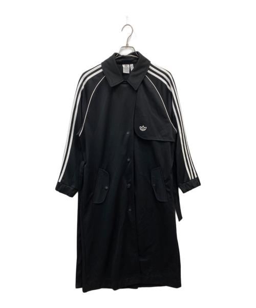 adidas（アディダス）adidas (アディダス) PRIMEBLUE スポーティトレンチコート ブラック サイズ:0Tの古着・服飾アイテム