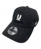 New Era×UNDERCOVERニューエラ×アンダーカバー）の古着「Uロゴ キャップ」｜ブラック