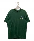 stussyステューシー）の古着「クラウンTシャツ」｜グリーン
