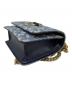 中古・古着 JIMMY CHOO (ジミーチュウ) JC総柄チェーンショルダーバッグ インディゴ：19000円