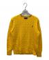 POLO RALPH LAUREN（ポロ・ラルフローレン）の古着「ケーブルニット」｜イエロー