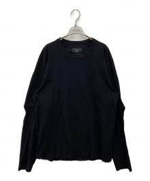 Y-3（ワイスリー）の古着「グレープ ジャージー ロングスリーブTシャツ」｜ブラック