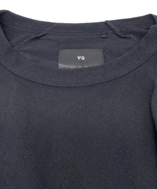 Y-3（ワイスリー）Y-3 (ワイスリー) グレープ ジャージー ロングスリーブTシャツ ブラック サイズ:Mの古着・服飾アイテム