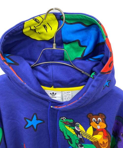adidas（アディダス）adidas (アディダス) Kerwin Frost Hoodie ブルー サイズ:Lの古着・服飾アイテム
