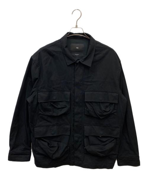Y-3（ワイスリー）Y-3 (ワイスリー) 24SS LS PKT SHIRT ブラック サイズ:Sの古着・服飾アイテム