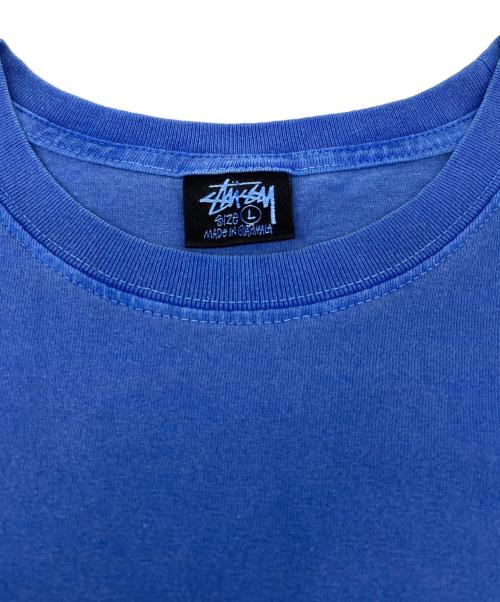 stussy（ステューシー）stussy (ステューシー) クローバープリントTシャツ ブルー サイズ:Lの古着・服飾アイテム