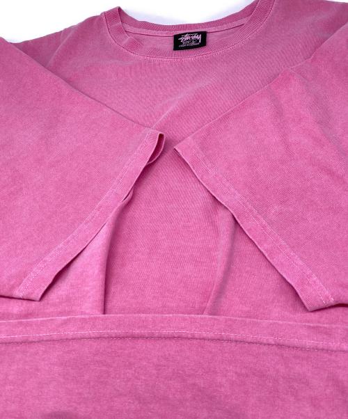 stussy（ステューシー）stussy (ステューシー) クローバープリントTシャツ ピンク サイズ:Lの古着・服飾アイテム