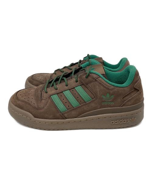 adidas（アディダス）adidas (アディダス) ローカットスニーカー ブラウン×グリーン サイズ:28.5㎝の古着・服飾アイテム