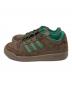 adidas (アディダス) ローカットスニーカー ブラウン×グリーン サイズ:28.5㎝：5000円