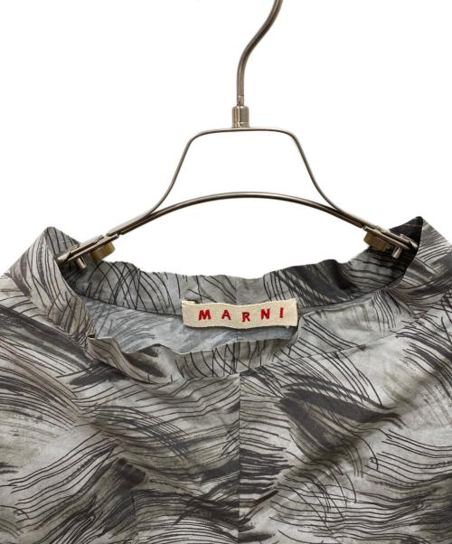 MARNI（マルニ）MARNI (マルニ) 半袖ブラウス グレー サイズ:42の古着・服飾アイテム