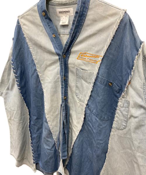 DISCOVERED（ディスカバード）DISCOVERED (ディスカバード) リメイク長袖シャツ インディゴ サイズ:FREEの古着・服飾アイテム