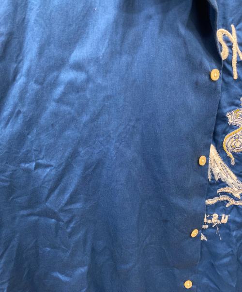 AVIREX（アヴィレックス）AVIREX (アヴィレックス) オープンカラーシャツ ネイビー サイズ:XLの古着・服飾アイテム