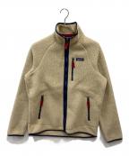 Patagoniaパタゴニア）の古着「レトロパイルジャケット」｜ベージュ×ネイビー