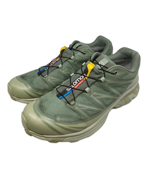 SALOMON（サロモン）SALOMON (サロモン) XT-6 Gore-Tex Desert Sage Lily Pad グリーン サイズ:28㎝の古着・服飾アイテム