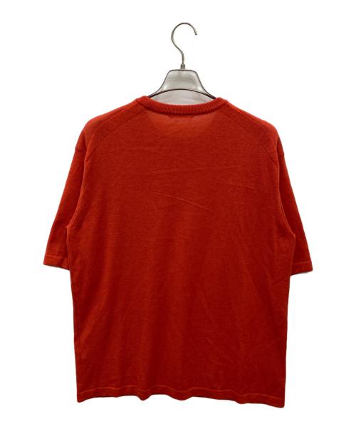 AURALEE（オーラリー）AURALEE (オーラリー) CASHMERE HARD TWIST KNIT TEE レッド サイズ:4の古着・服飾アイテム